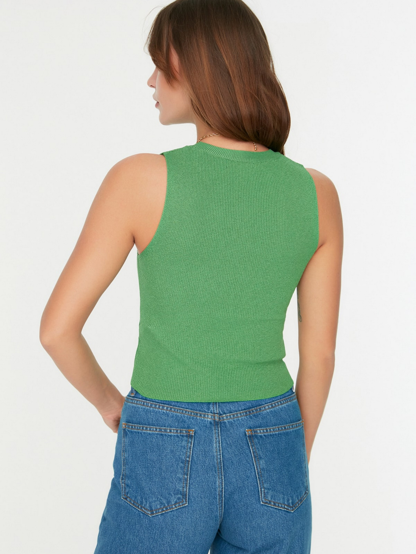 Майка Trendyol модель TWOSS21BZ0098/Yesil Фото