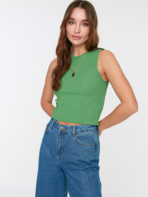 Майка Trendyol модель TWOSS21BZ0098/Yesil Майка Trendyol модель TWOSS21BZ0098/Yesil Фото