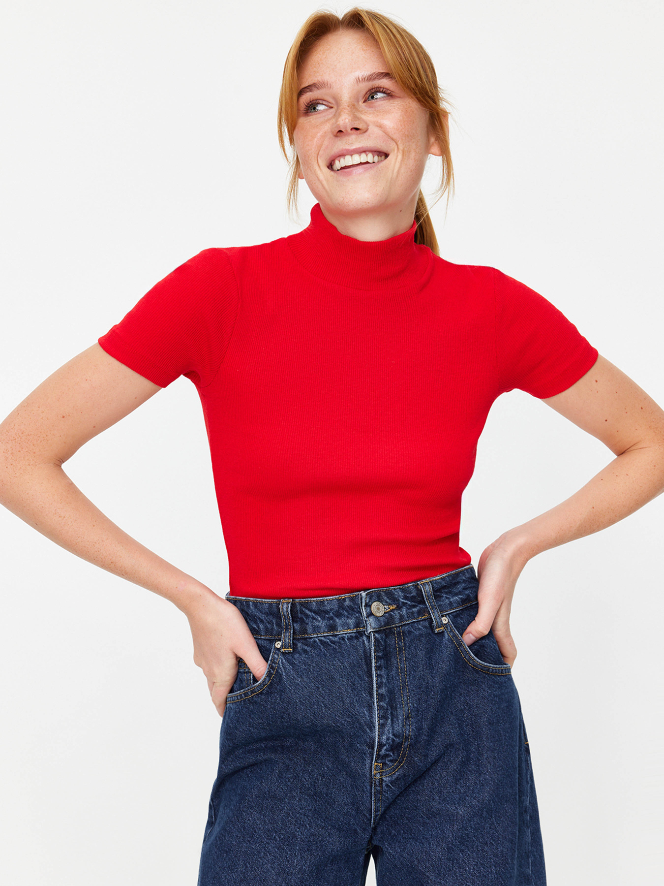 Топ Trendyol модель TWOSS21BZ0780/Kirmizi Фото