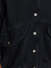 Джинсова куртка Trendyol модель TWOSS21CE0289/Siyah Фото