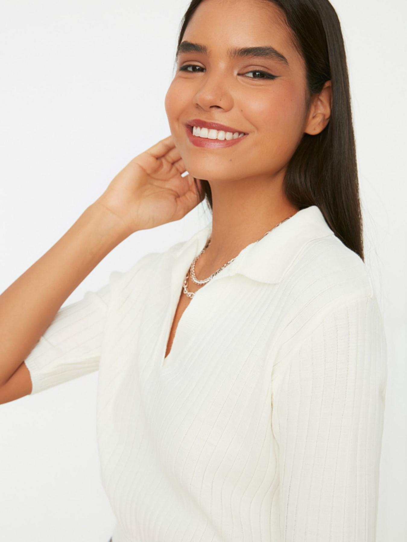 Джемпер Trendyol модель TWOSS22KZ0014/Ekru Фото