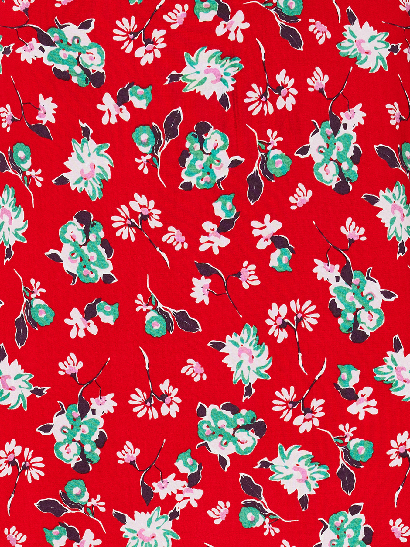 Спідниця міді Trendyol модель TWOSS23ET00295/Kirmizi Фото