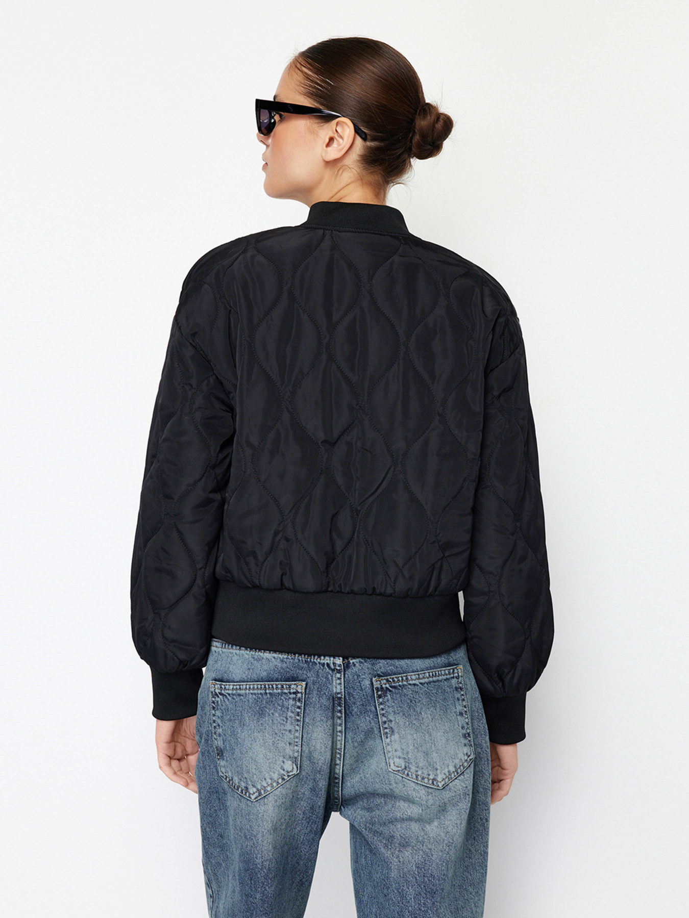 Бомбер Trendyol модель TWOSS23MO00010/Siyah Фото