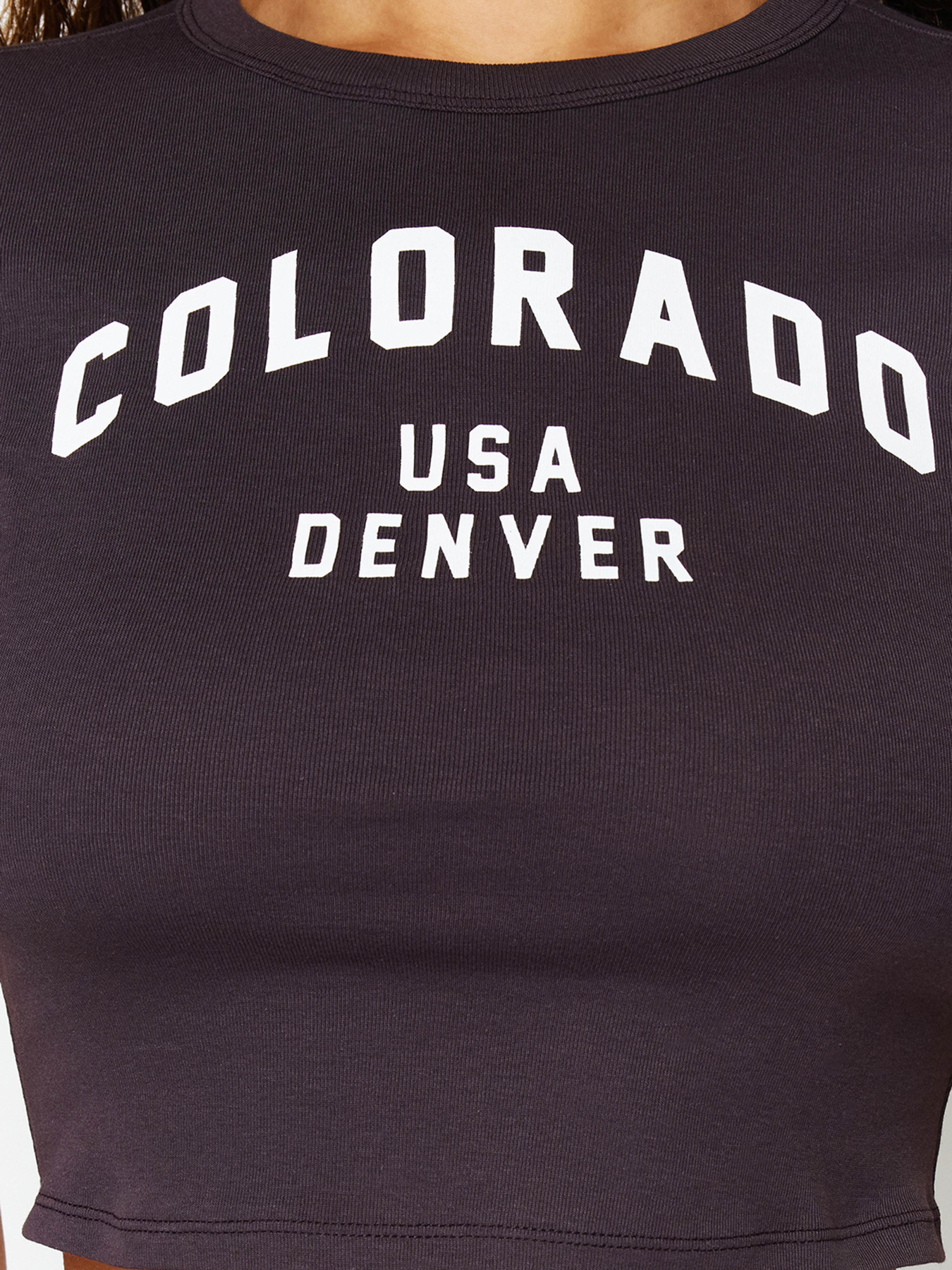 Топ Trendyol модель TWOSS23TS00101/Antrasit Фото