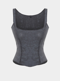 Майка Trendyol модель TWOSS24BZ00300/Antrasit Майка Trendyol модель TWOSS24BZ00300/Antrasit Фото