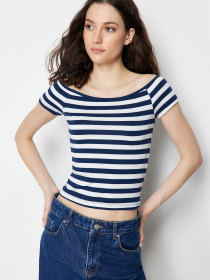 Набор футболок Trendyol модель TWOSS24BZ00310/Lacivert-Kirmizi Фото