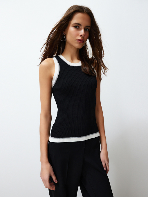 Майка Trendyol модель TWOSS24BZ00510/Siyah Фото