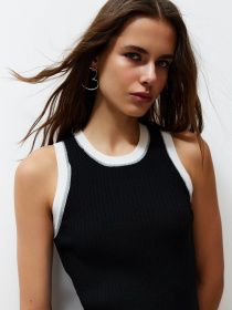 Майка Trendyol модель TWOSS24BZ00510/Siyah Фото