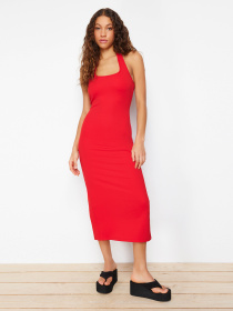 Платье миди Trendyol модель TWOSS24EL00590/Kirmizi Фото