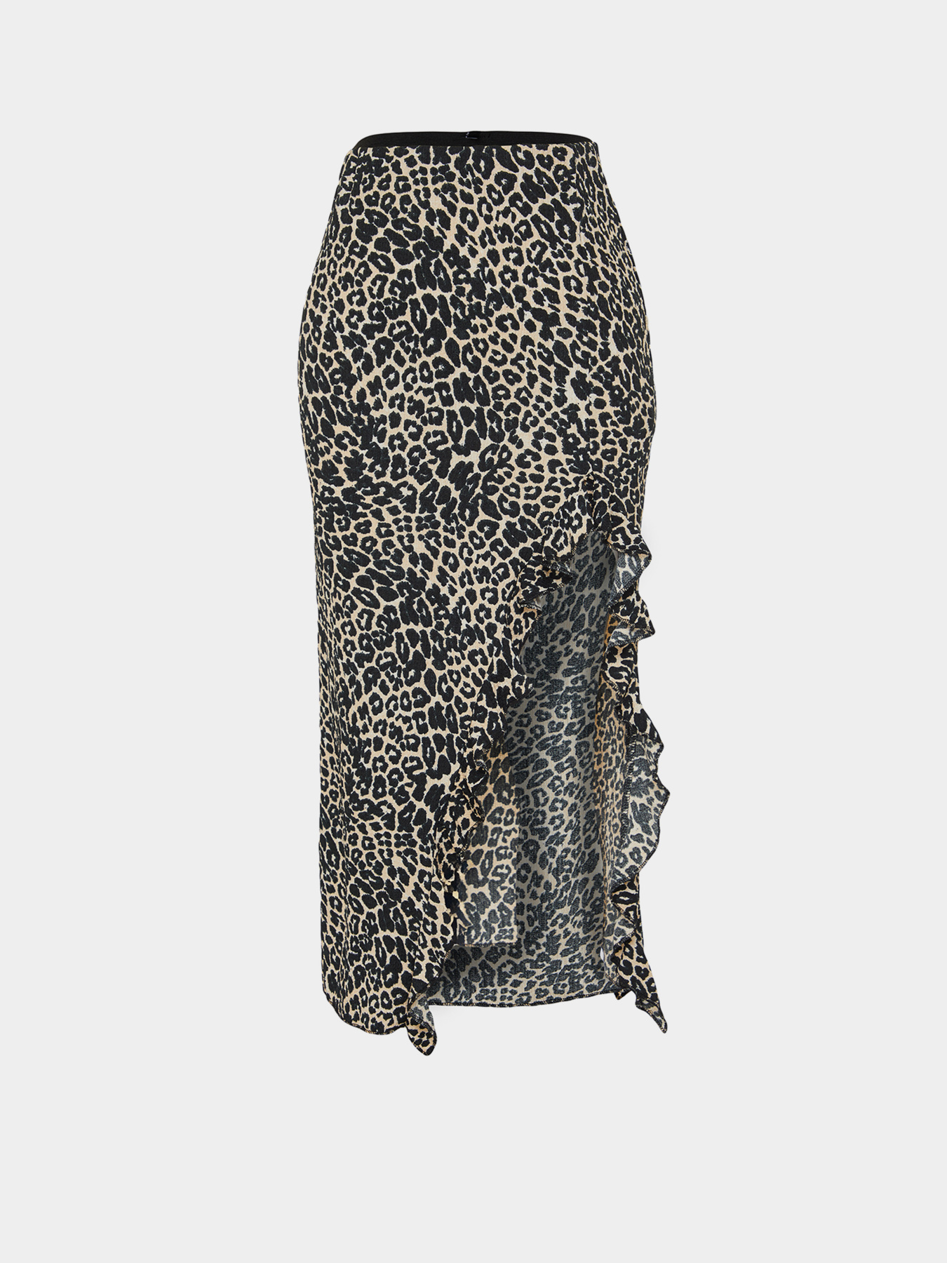 Спідниця міді Trendyol модель TWOSS24ET00031/Siyah Спідниця міді Trendyol модель TWOSS24ET00031/Siyah Фото