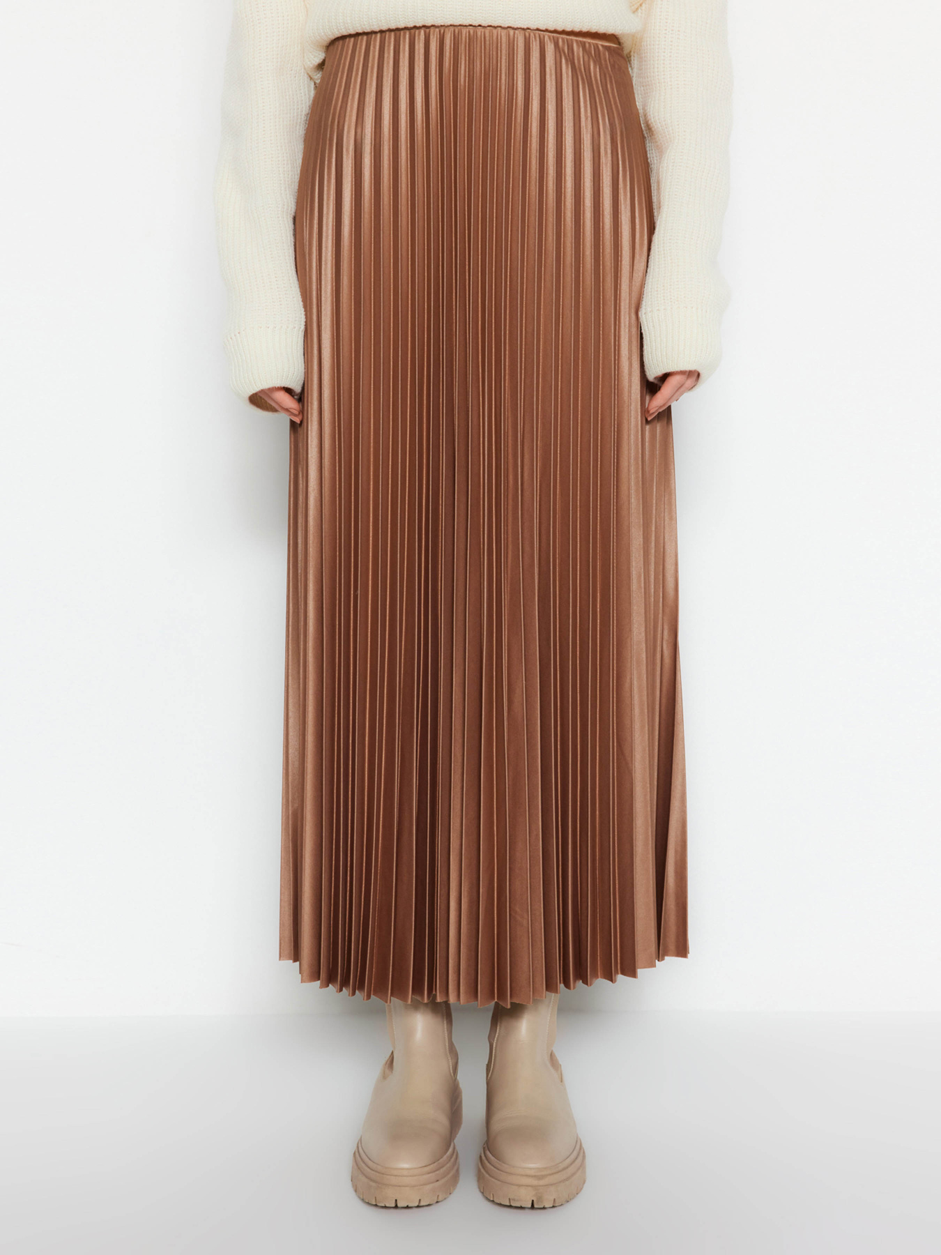 Юбка макси Trendyol модель TWOSS24ET00041/Vizon Фото