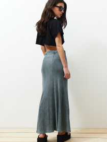 Спідниця максі Trendyol модель TWOSS24ET00089/Antrasit Фото