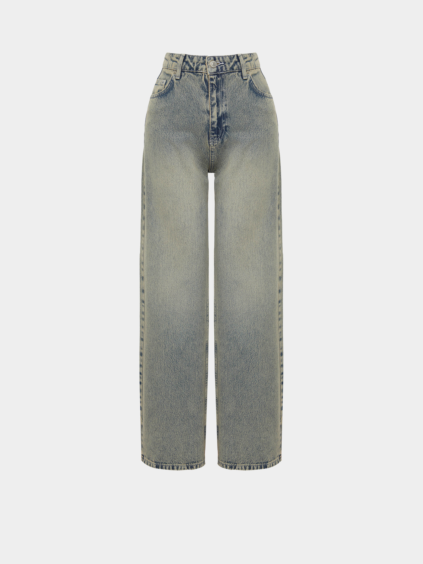 Широкі джинси Trendyol модель TWOSS24JE00014/Mavi Фото