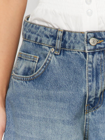 Широкі джинси Trendyol модель TWOSS24JE00053/Mavi Широкі джинси Trendyol модель TWOSS24JE00053/Mavi Фото