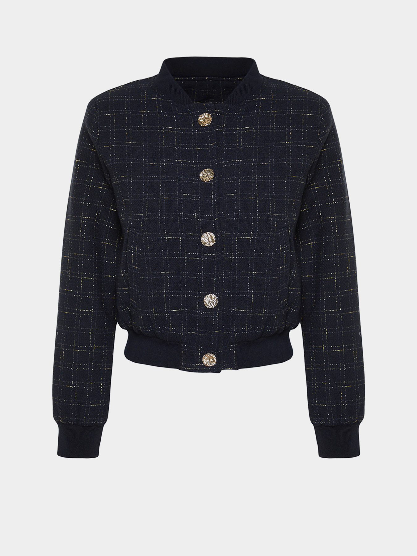 Бомбер Trendyol модель TWOSS24MO00056/Lacivert Фото