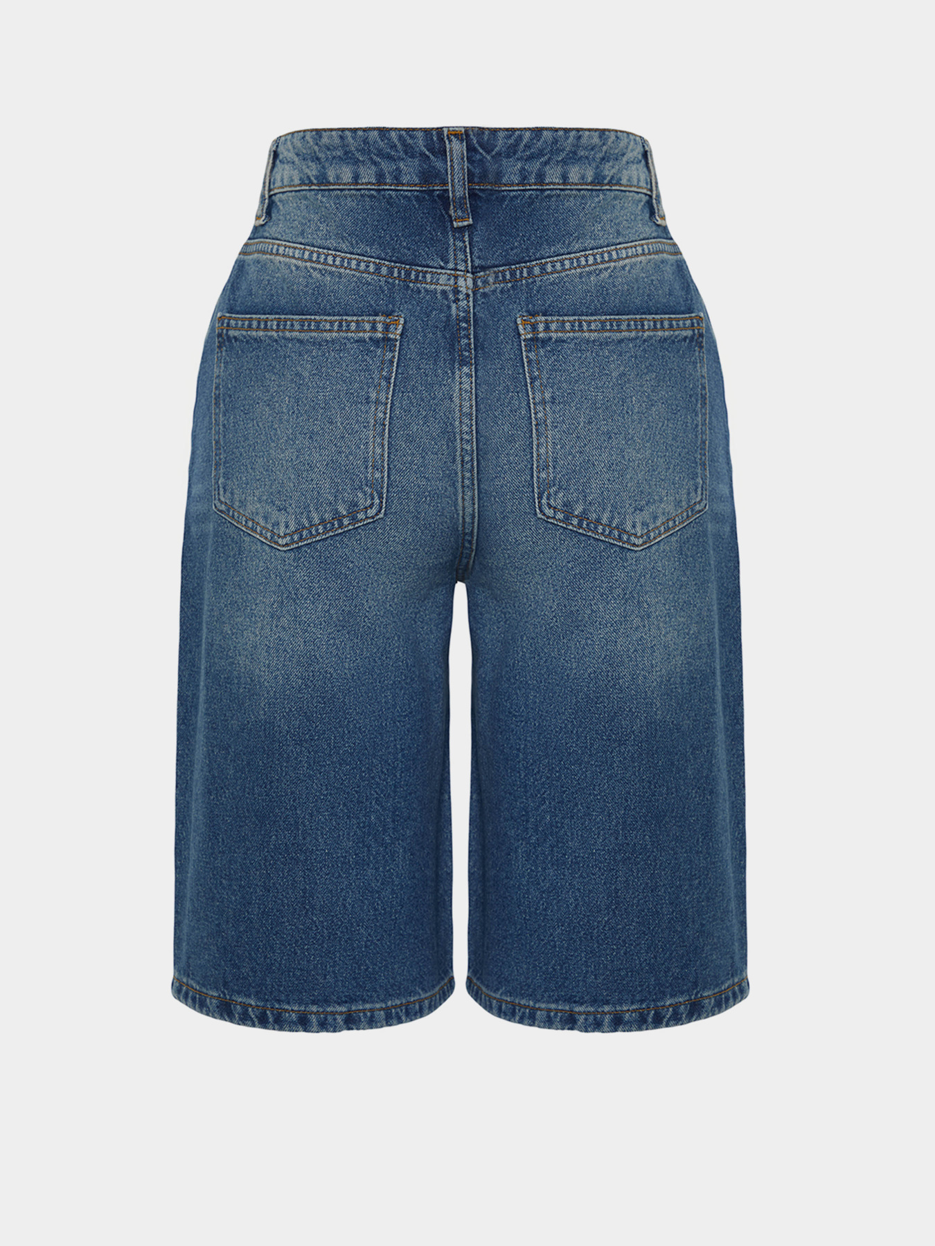 Джинсовые шорты Trendyol модель TWOSS24SR00007/Mavi Джинсовые шорты Trendyol модель TWOSS24SR00007/Mavi Фото