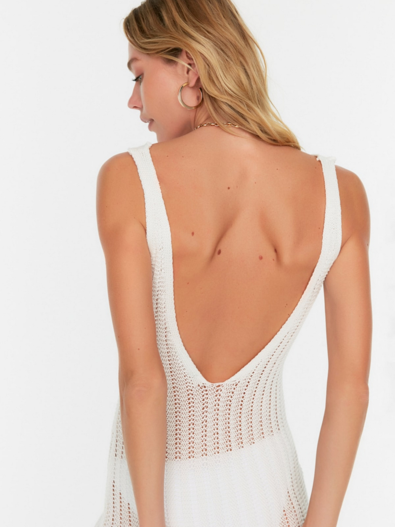 Сарафан Trendyol модель TBESS22EL2920/Ekru Фото