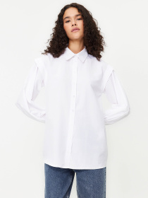 Рубашка Trendyol модель TCTSS24TG00023/Ekru Фото