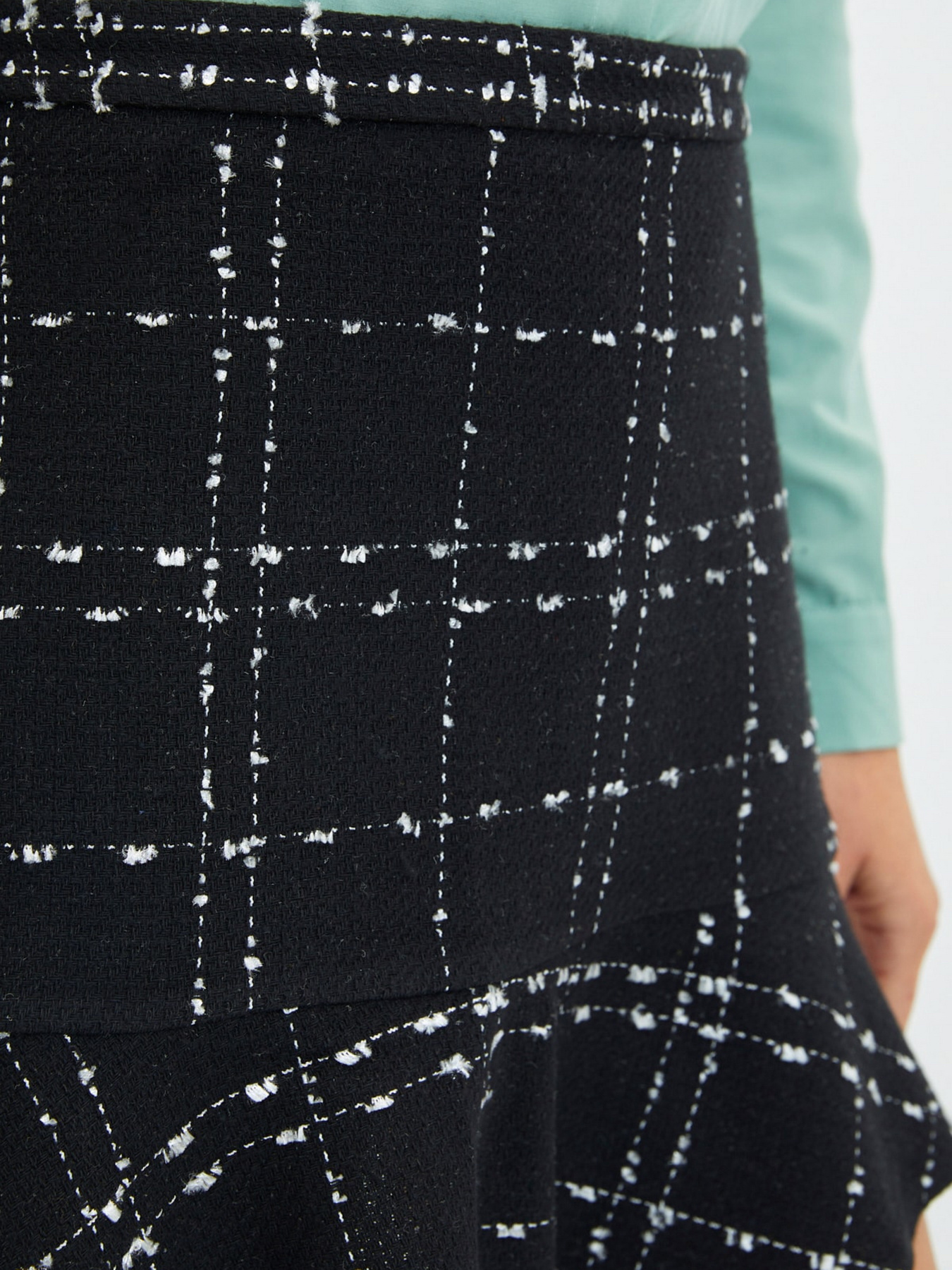 Спідниця міні Trendyol модель TWOAW22ET0448/Siyah Фото