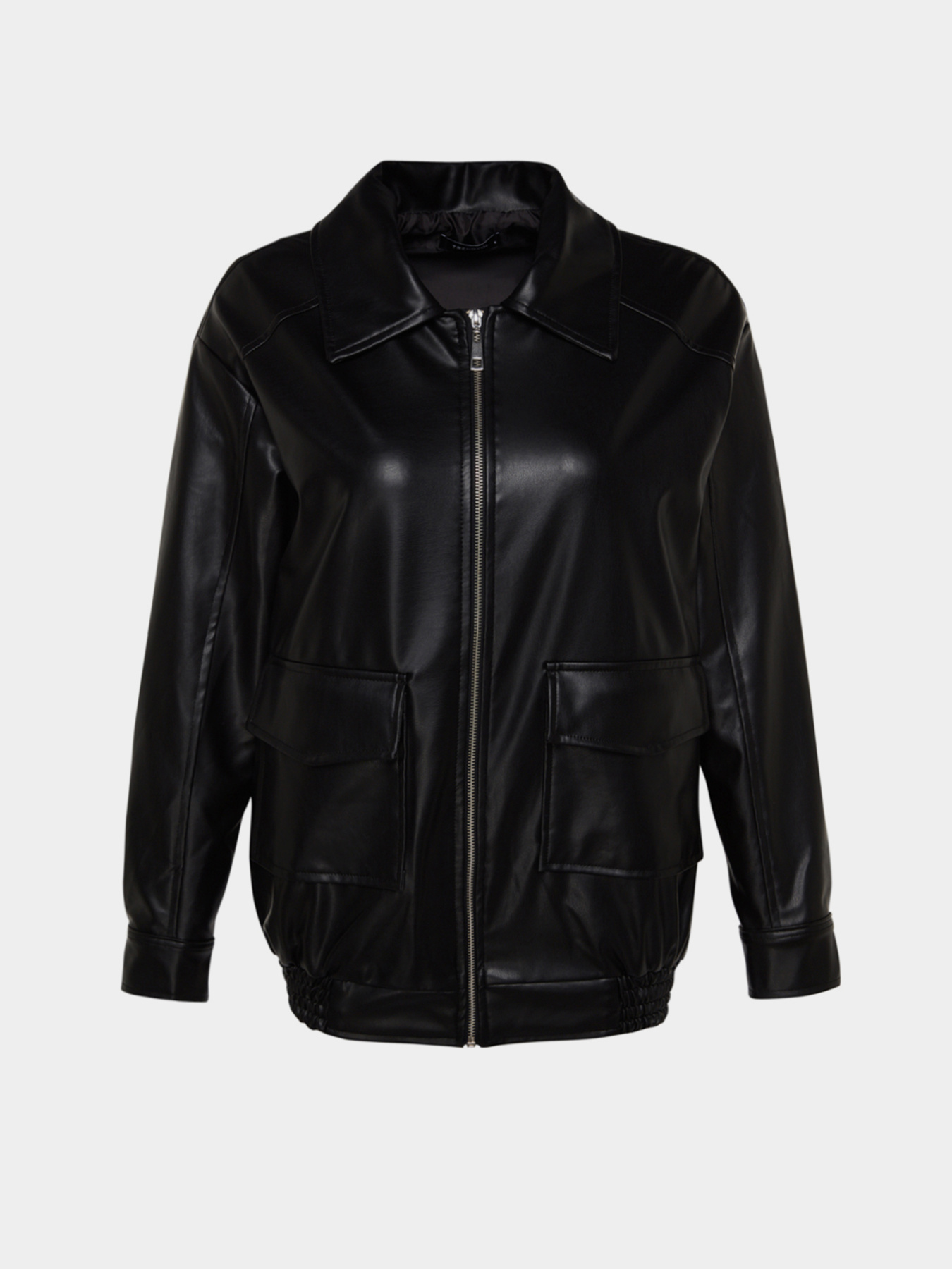 Куртка кожаная Trendyol модель TWOAW24MO00253/Siyah Фото