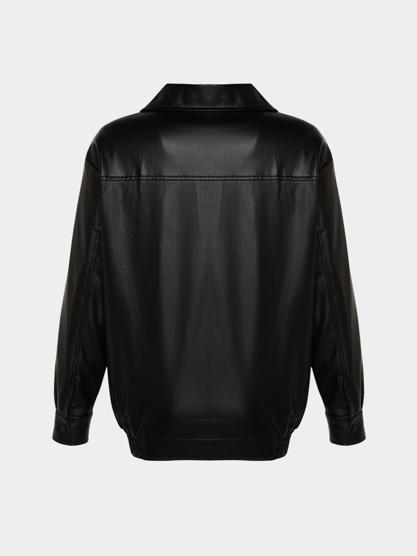 Куртка кожаная Trendyol модель TWOAW24MO00253/Siyah Фото