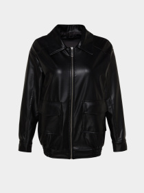 Куртка кожаная Trendyol модель TWOAW24MO00253/Siyah Фото