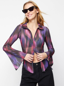 Рубашки Trendyol модель TWOSS24BZ00026/Mor Фото