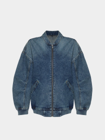 Джинсовая куртка Trendyol модель TWOSS24CE00026/Koyu Mavi Фото