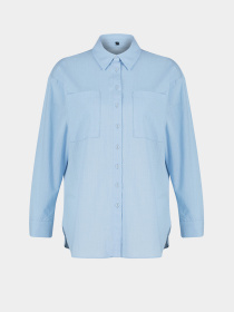 Рубашка повседневная Trendyol модель TWOSS24GO00072/Acik Mavi Фото