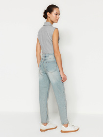 Прямі джинси Trendyol модель TWOSS24JE00026/Mavi Фото