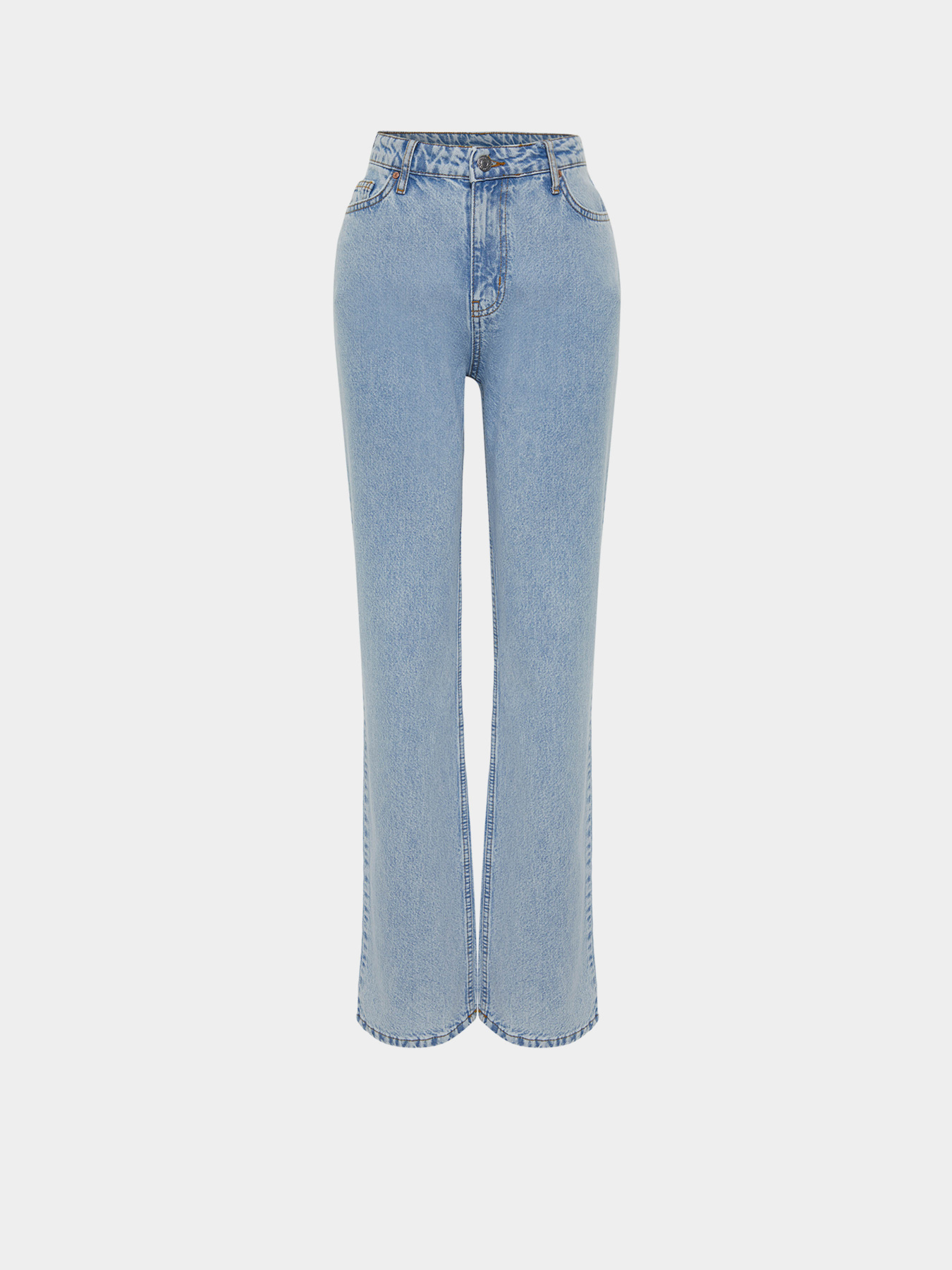 Широкі джинси Trendyol модель TWOSS24JE00029/Acik Mavi Фото