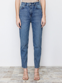 Прямі джинси Trendyol модель TWOSS24JE00039/Mavi Фото