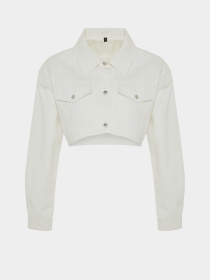 Куртка-сорочка Trendyol модель TWOSS24MO00018/Ekru Фото