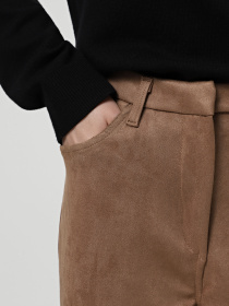 Штани палаццо Trendyol модель TWOAW25PL00053/Koyu Kahverengi Фото