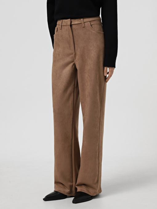 Брюки палаццо Trendyol модель TWOAW25PL00053/Koyu Kahverengi Фото