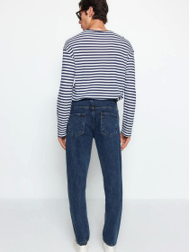 Прямые джинсы Trendyol модель TMNAW23JE00104/Lacivert-2006 Фото