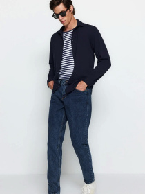 Прямі джинси Trendyol модель TMNAW23JE00104/Lacivert-2006 Фото