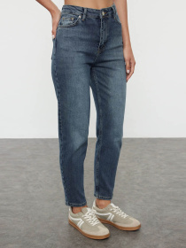Джинсы мом Trendyol модель TWOAW25JE00134/Mavi Фото