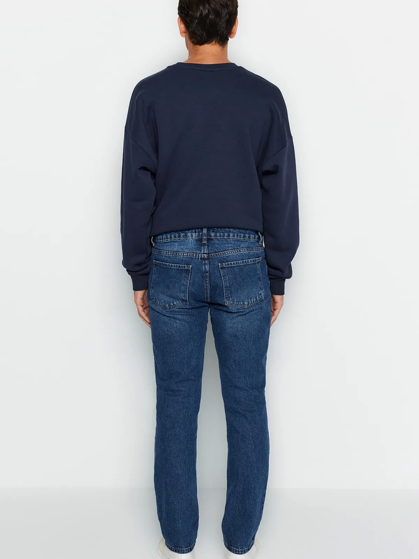Джинсы мом Trendyol модель TMNAW24JE00024/Orta Mavi-5002 Фото