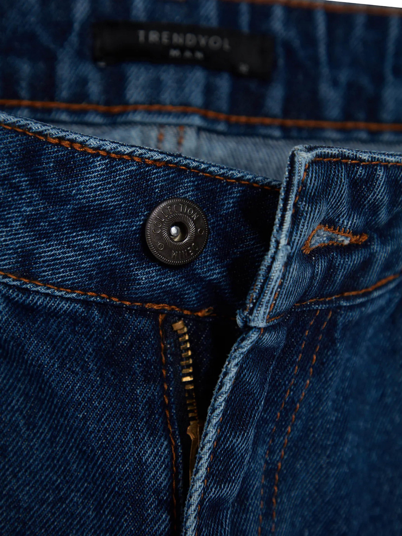 Джинсы мом Trendyol модель TMNAW24JE00024/Orta Mavi-5002 Фото