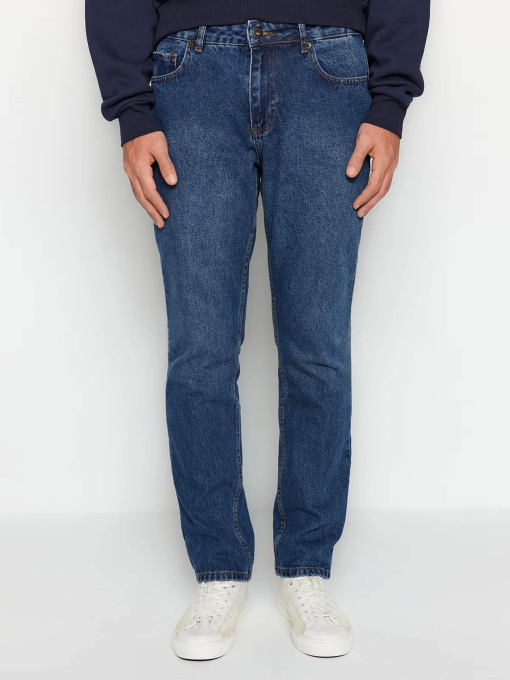 Джинсы мом Trendyol модель TMNAW24JE00024/Orta Mavi-5002 Фото