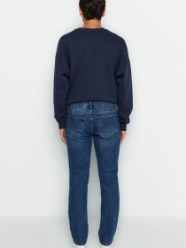 Джинсы мом Trendyol модель TMNAW24JE00024/Orta Mavi-5002 Фото