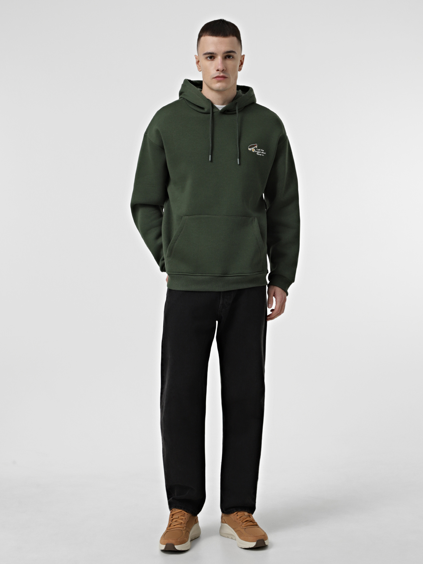 Худи Trendyol модель TMNAW25SW00016/Haki Фото