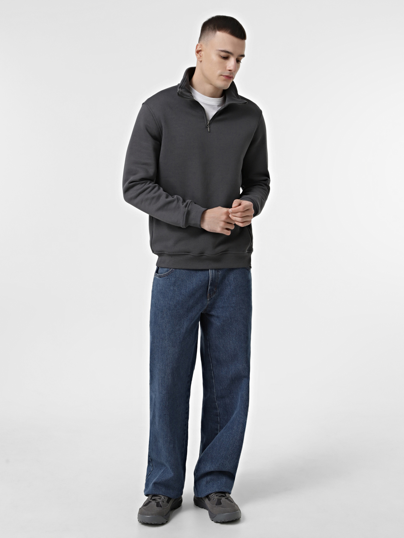 Кофта Trendyol модель TMNAW24SW00041/Antrasit Фото