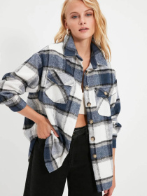 Сорочка повсякденна Trendyol модель TWOAW21GO0273/Cok Renkli Фото