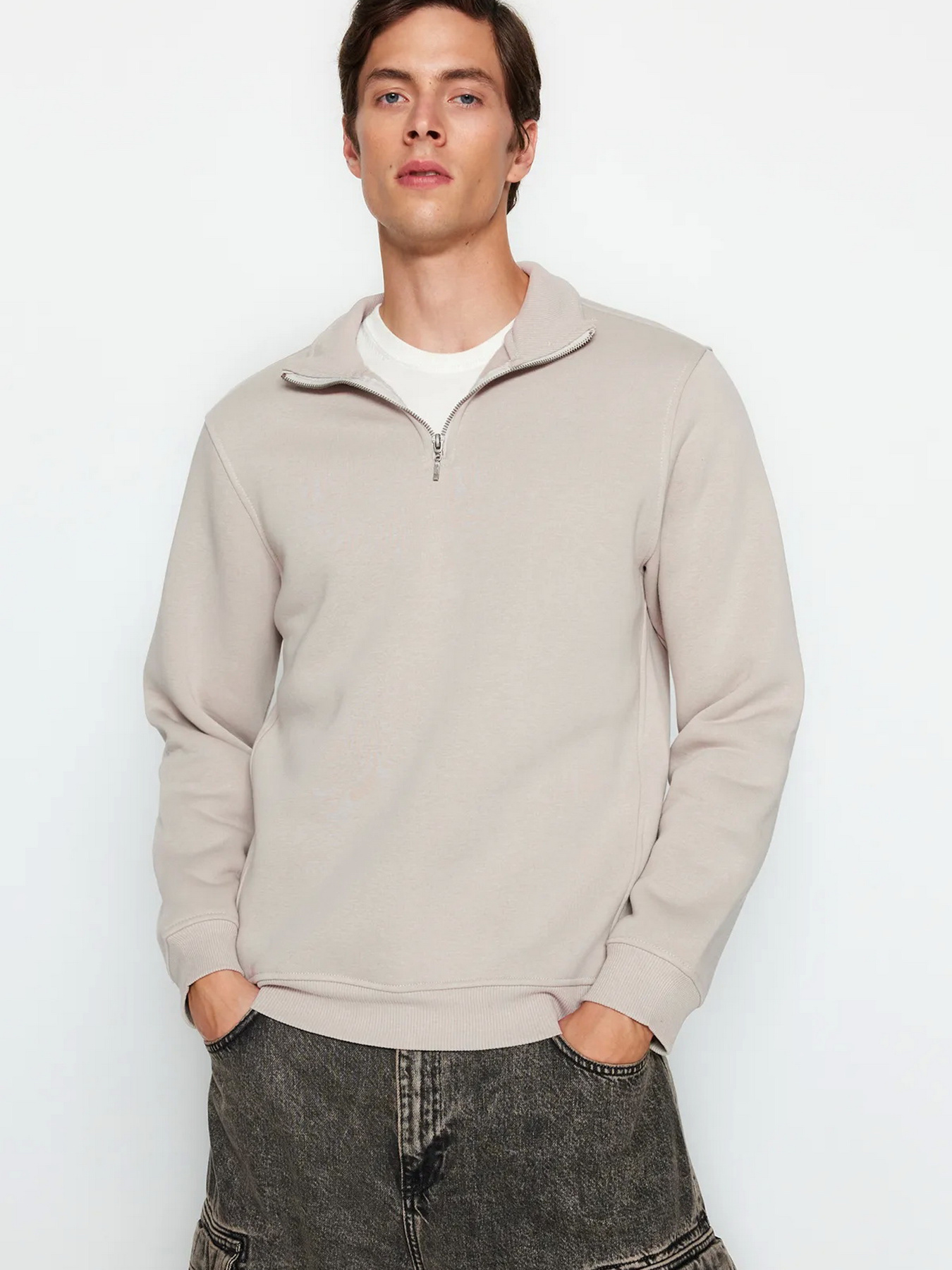 Кофта Trendyol модель TMNAW24SW00041/Gri*001 Фото