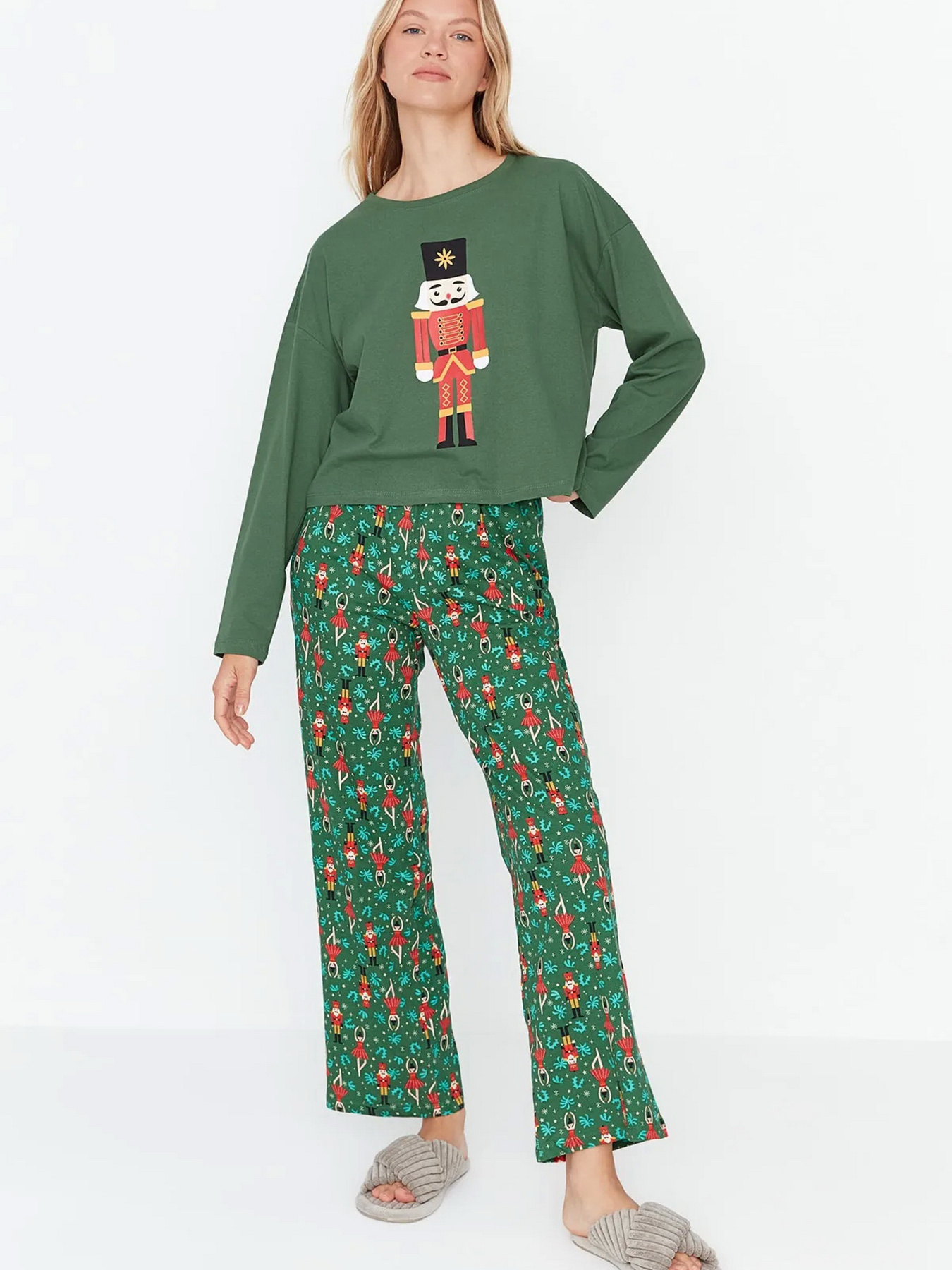 Пижама Trendyol модель THMAW23PT00318/Yesil Фото