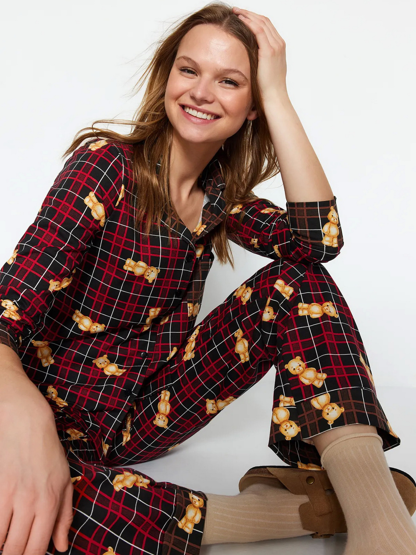 Піжама Trendyol модель THMAW24PT00104/Acik Gri Фото