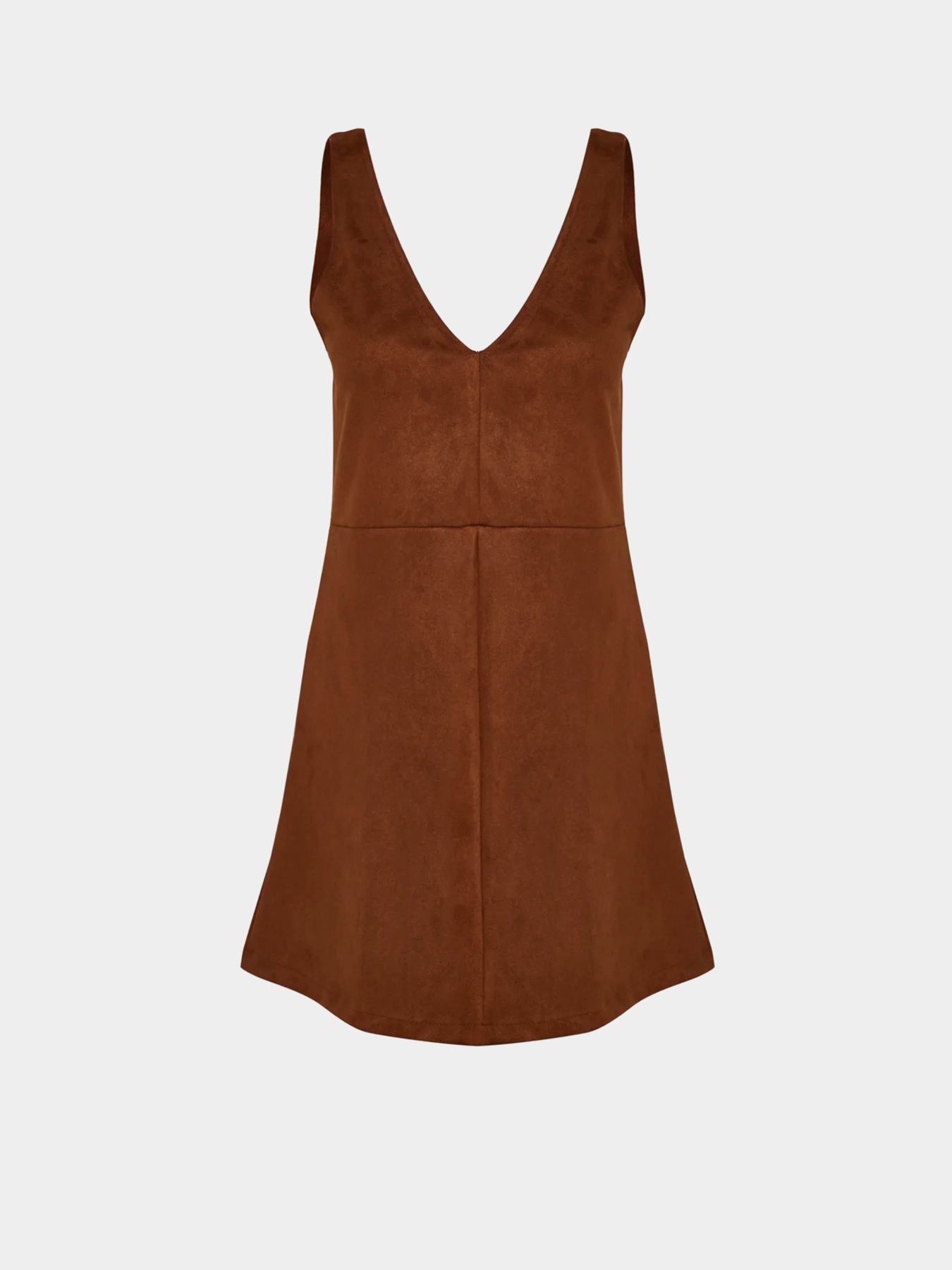 Сукня міні Trendyol модель TWOAW24EL00543/Kahverengi Фото