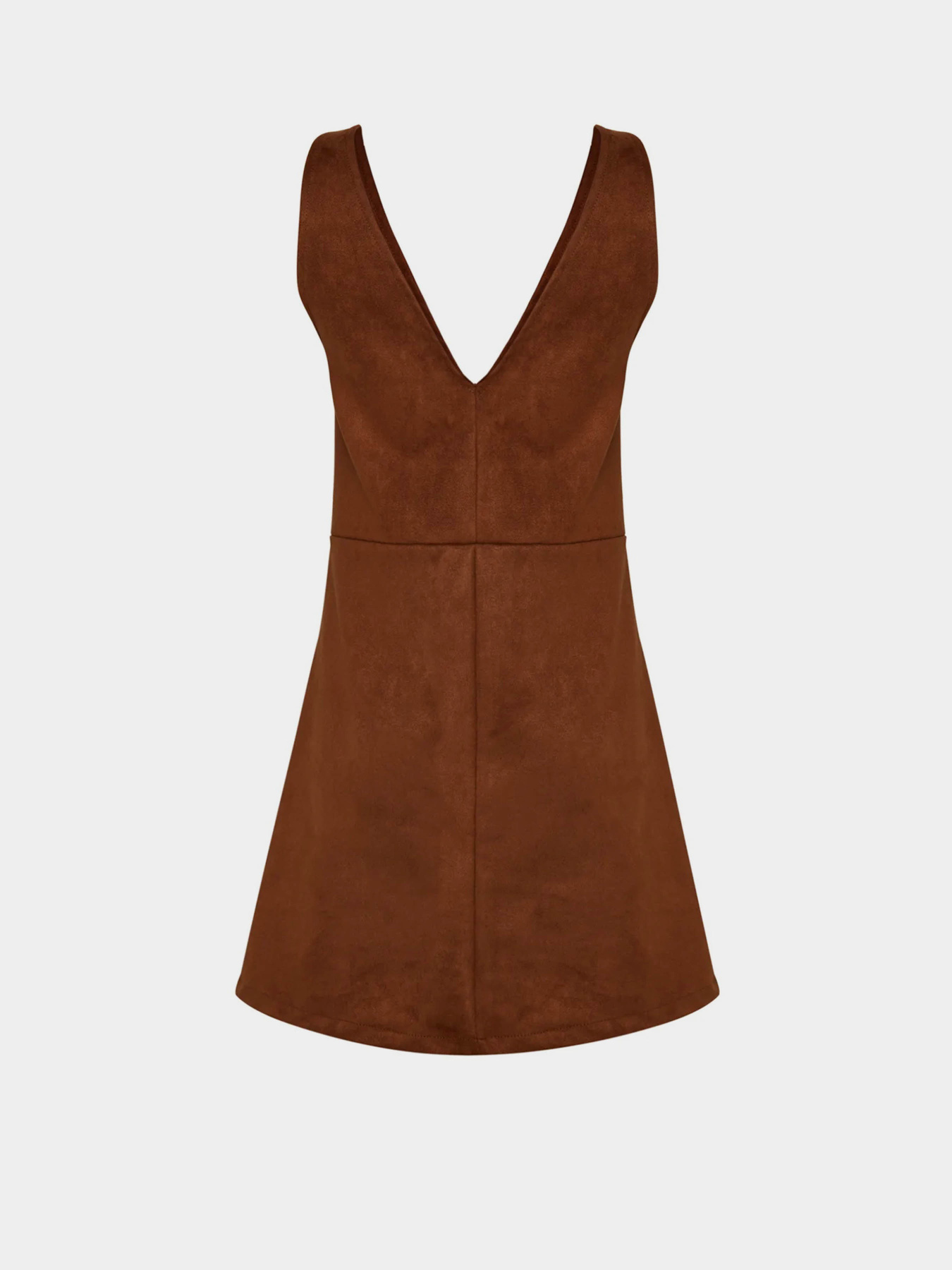 Сукня міні Trendyol модель TWOAW24EL00543/Kahverengi Фото